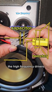 PASSIVE - High-pass filter series capacitor. Basic demonstration using Audio spectrum. #HighPassFilter #electronics #capacitor #audio #speaker #woofer #subwoofer #tweeter #reactance #Capacitance #microfarad | Van Stephen