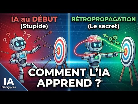 L'IA naît STUPIDE : Voici comment elle apprend (Le secret de la Rétropropagation)