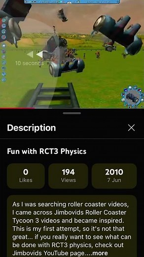 Roller Coaster Tycoon 3 Series Episode Review