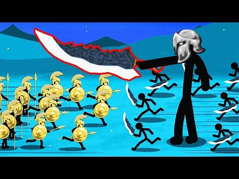 Speartons Only Vs Xenophon's Army iin Stick War Legacy Missions