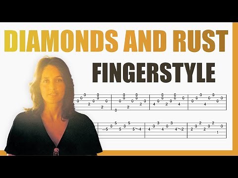 Diamonds and Rust - Joan Baez | TAB Fingerstyle for Guitar