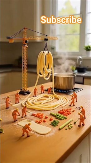 Tiny Chefs Cooking Giant Chicken 🍗🔥 | Oddly Satisfying AI Food