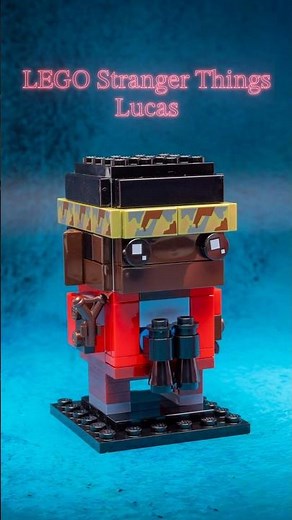 New Stranger Things LEGO 40801 – Lucas BrickHeadz Speed Build 🔥