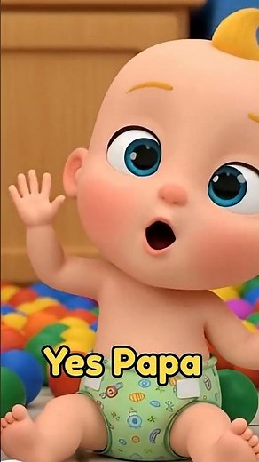 Johny Johny Yes Papa 🍭 | Nursery Rhymes & Kids Songs #shorts #toddlersongs #babysongs