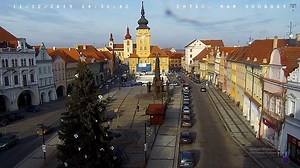Webcam Freedom Square, Žatec, Czech - Online Live Cam