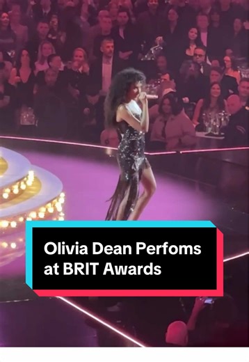 Olivia Dean Shines at the 2026 BRIT Awards Performance
