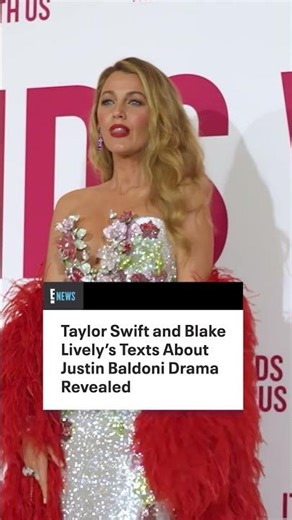 Blake Lively sent several texts to Taylor Swift about Justin Baldoni, according to court documents.