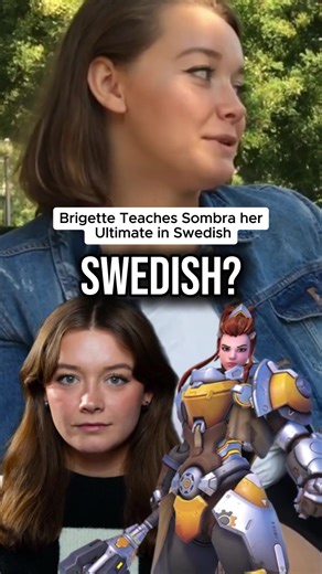 Brigitte Teaches Sombra her Ultimate in Swedish #overwatch #brigitte #sombra #voiceactor #characters @msmedius