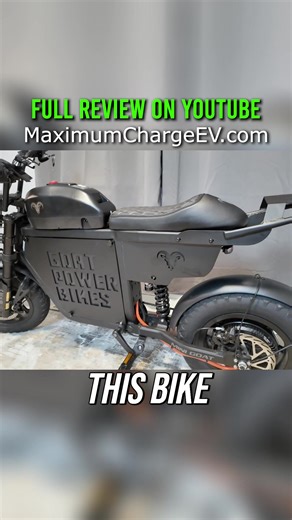 Goat Power Bikes Mini Goat: up to 70 amp hours of 72v volt battery. #goatpowerbikes #goatpowerbikesminigoat #minigoat #72vebike #50mphebike