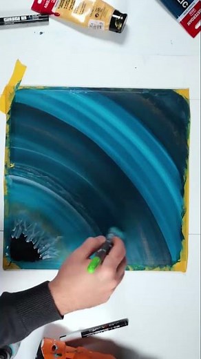 Blue geode time lapse