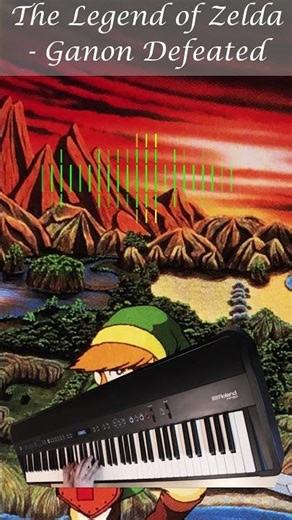 The Legend of Zelda - Ganon Defeated [Piano] #shorts