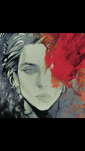 Fast Portrait Speedpaint with Texture Brushes