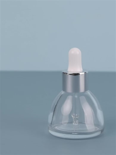New Design Oil Glass Dropper Bottle 30ml Pink Dropper Bottle for Cosmetic Liquid Packaging