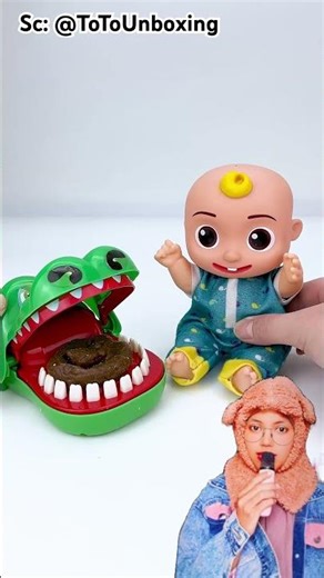 ToToUnboxing Crocodile Eating Poop❕
