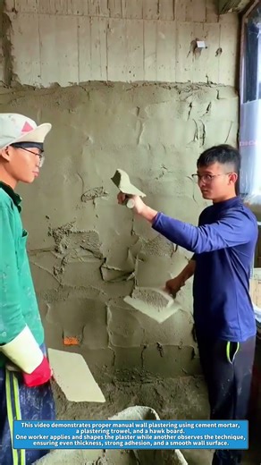 Proper Hand Plastering Technique for Strong and Smooth Cement Walls
