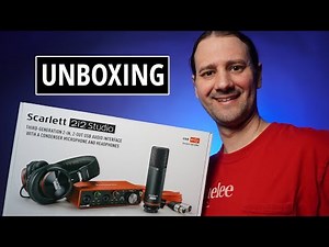 Scarlett 2i2 Studio 3rd Gen Unboxing