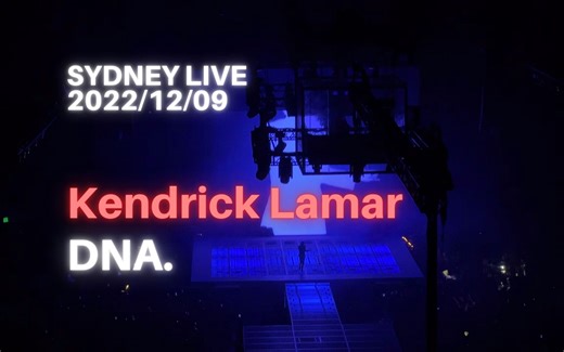 Kendrick Lamar - DNA. (Live in Sydney 2022)