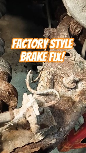 Rusted Brake Line Out — Factory-Style Replacement 🔧