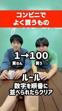 『コンビニでよく買うもの』#コンビニ#イトゲーム