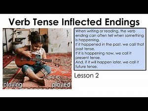 Verb Tense Inflected Endings - Lesson 2