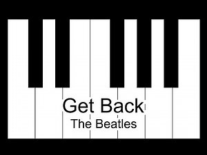 Get Back - The Beatles Piano Tutorial