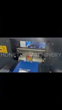 Compact & efficient!Smaller pillow packing machine for small boxes (6-9cm L/W, 2-3cm H). #honetop