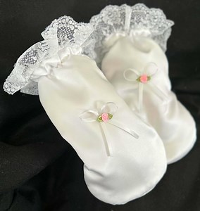 ABDL Satin Mittens Lined in Satin Adorned in Lace and Ribbon for Adult Baby Sissy Diaper Lover to Keep Your Hands Out of Trouble and Warm - Etsy