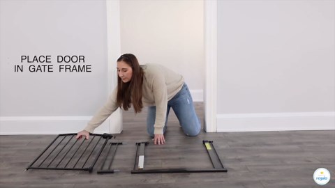 Regalo Safety 36" Extra Tall Home Accent Arch Baby Gate for Doorways & Bottom of Stairs, Pressure Mount Safety Gate for Babies, Toddlers & Pets, for Ages 6-24 Months, Tested & Safe, American Designed