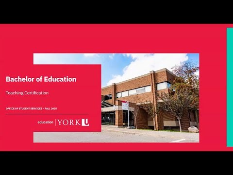 Consecutive BEd 2025-2026 Information session