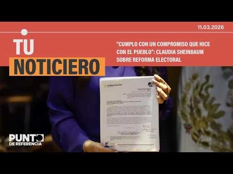 “I am fulfilling a commitment I made to the people”: Claudia Sheinbaum on Electoral Reform