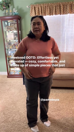 Weekend essentials: cozy, comfy, and effortlessly put together. #WeekendOOTD #CasualChic #EffortlessStyle #OOTDInspo #WeekendVibes #CozyAndCute #EverydayStyle #MinimalStyle #ComfyChic #OOTDGoals #everyonehighlightsfollowers #nonfollowers #nonfollowersviewers #everyone #highlight | Pam N Louie