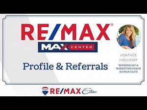 RE/MAX MAXCenter - Setting up your profile