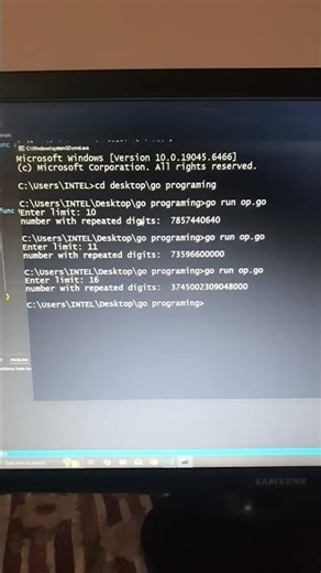go | Euler project 'number with repeated digits' | CodeLearning
