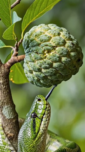 PrismCutslice on Instagram: "“The Green Python’s Perfect Bite – A Moment of Pure Nature Power #floatingpennywort #wetlandplants"