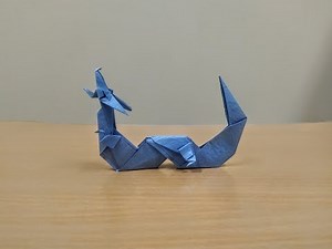 Origami Dragon - How To Make A Paper Origami Chinese Dragon