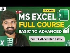 Font & Alignment Group in Excel | MS Excel full course for beginners in Hindi