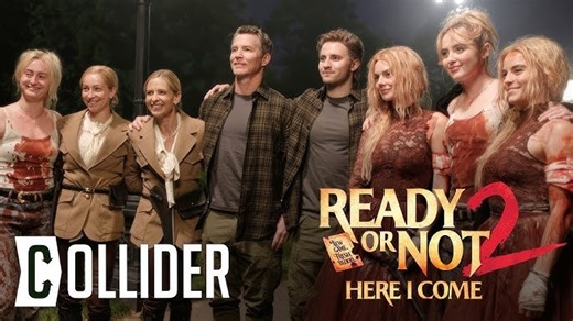 Ready or Not 2: Go Behind the Scenes of the Bigger, Bloodier Sequel with Samara Weaving & More! - Collider Interviews