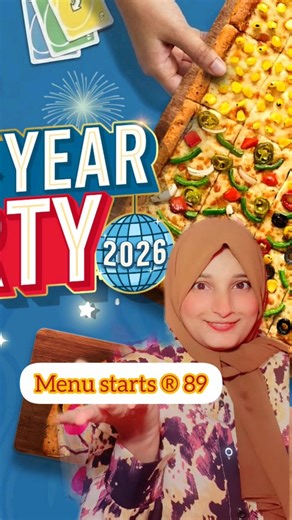 Rukaiya Patel on Instagram: "This Christmas and New Year Domino's has come with the Domino's Feast - Where you get Upto 50% off and Menu Starts at Just Rs 89/- Offer starts from 24th Dec till 1st Jan This offer is available when ordered through the Domino's App So What are you waiting for, Make this Christmas and New Year Grand with your friends & Family. Download the Domino's App Now End Frame image & text Domino's Feast Meals Up to 50% OFF Menu starts at ₹89 Domino's App 24th Dec to 1st Jan @d