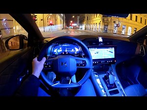 DS 7 2023 (Facelift) - night POV test drive (PURE DRIVING) 225 HP Plug-in Hybrid