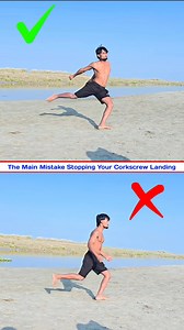 Corkscrew Tutorial – Don’t Do This Error #gymnastics #parkour #acrobatics #viralreels | suraj.flipper