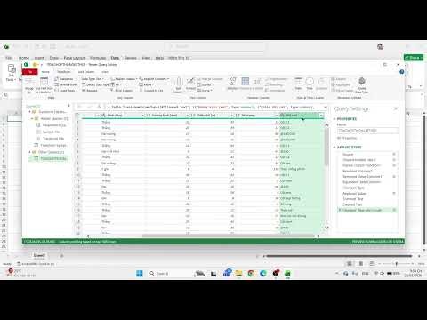 Bai 16: Cách tổng hợp Thép tự động bằng Power Query trong Excel | Excel thực hành