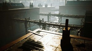 Old destroyed an abandoned factory