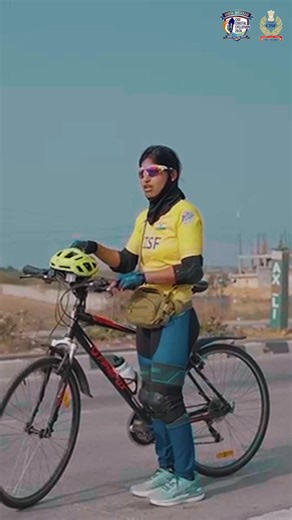 Just like Sub-Inspector Naina, our CISF riders on the West Coast made an energetic start from Dwarka this morning — Day 7 of the Vande Mataram CISF Coastal Cyclothon. They’re geared up to make the 164km journey to Madhavpur Beach. Watch this space for highlights! #PedalForVandeMataram #CISFCoastalCyclothon #CISF | Central Industrial Security Force - CISF