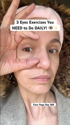Face Yoga Day 168. Lift Droopy Eyelids Naturally! 3 Easy Eye Toning Exercises! #selfcare #facecare