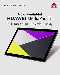 Made for entertainment, multi-tasking, and simple daily browsing. Begin your immersive viewing experience with the HUAWEI MediaPad T5 10.1” A high-performing tablet than can get your day going. Now available for only P9,990 Get yours now: https://tinyurl.com/PFB-MediaPadT5 #HUAWEIMediaPadT5PH | Huawei Mobile