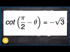 How to solve a trigonometric equation using cofunction identities