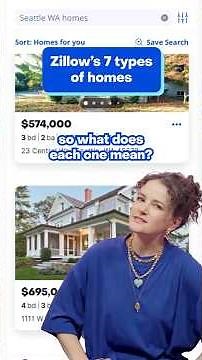 There's 7 types of homes in Zillow search. Let's scroll baby! #typesofhouses #househunting