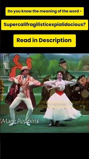 Learn the 3rd longest word of English dictionary #supercalifragilisticexpialidocious #shorts