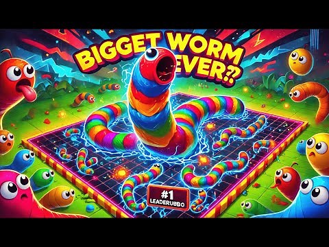 Wormate.io Domination – Growing to the Top! #1