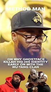 3.4M views · 92K reactions | "Bounty hunters would come to our shows to look for Ghostface Killah " Method Man speaks on how Ghostface was a real one and why he kept his identity hidden and wore a mask early on with the Wu-Tang Clan #DrinkChamps #WuTang #HipHop #Podcast #reelsviral | Drink Champs | Facebook
